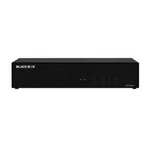 Black Box KVS4-2004HV Secure KVM Switch, 4-Port, Dual Monitor HDMI/DisplayPort
